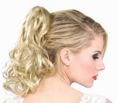 Blonde Wavy Pony Tail hairpiece