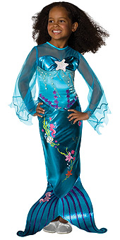 Blue Magical Mermaid Child Costume