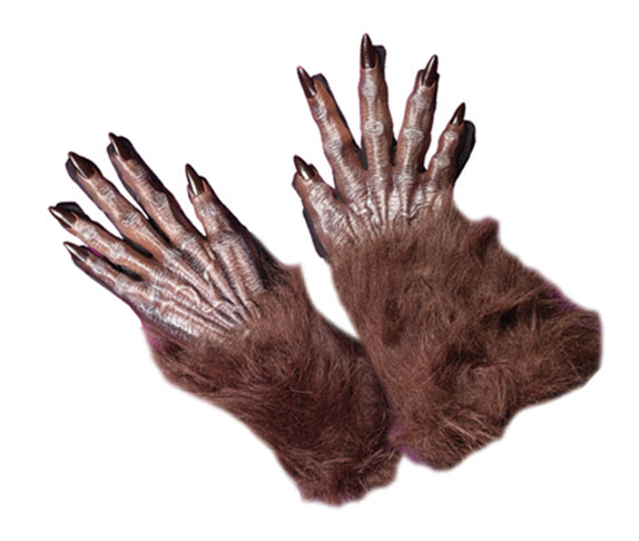 Brown Werewolf Gloves