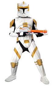 Clone Wars Clone Trooper Commander Cody Deluxe Adult Costume