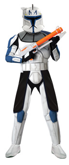 Clone Wars Clone Trooper Deluxe Captain Rex Adult Costume