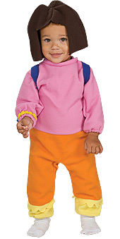 EZ on romper Dora