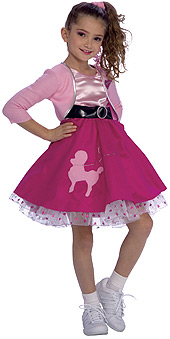 Fifties Girl Child Costume