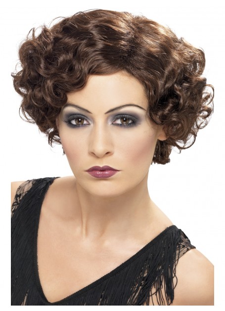 Flirty Flapper Wig Brunette