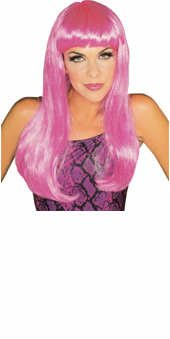 Hot Pink Glamour Wig