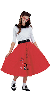 Jitterbug Girl Red Costume