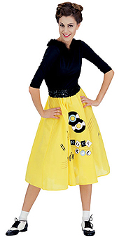 Jitterbug Girl Yellow Costume