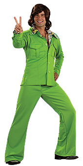 Lime Leisure Suit Costume