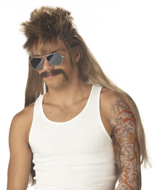 Mississippi Mudflap Wig and Moustache