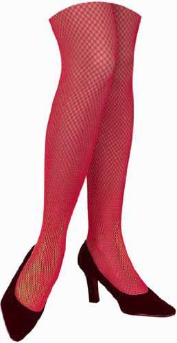 Ms Santa Red Fishnets Adult