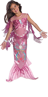 Pink Mermaid Child Costume