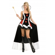 Queen of Hearts with overskirt Costume