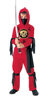 Red Ninja Child Costume