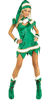 Sassy Green Elf Costume