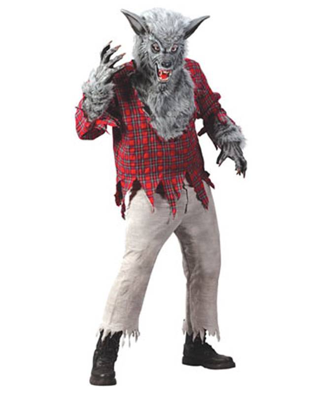 Silver and Grey Werewolf Costume