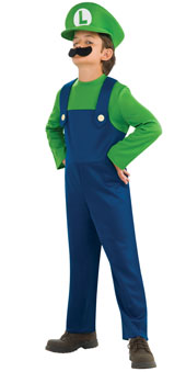 Super Mario Bros Child Luigi Costume