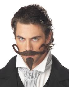 The Gambler Moustache and chin patch