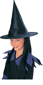 Witch Hat with Hair