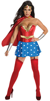 Wonder Woman Corset Adult Costume