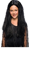 Addams Family Morticia Child Wig