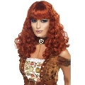 Auburn Curly Steampunk Wig Auburn