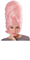 Beehive Wig Pink