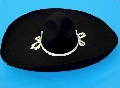 Black Mexican Mariachi Hat