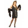 Black Plus Size Fashion Flapper Costume