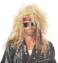Blonde Heavy Metal Rocker Wig