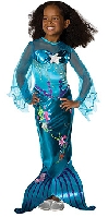 Blue Magical Mermaid Child Costume