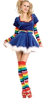 Bright Rainbow Girl Costume