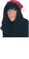 Bushy Black Pirate Wig