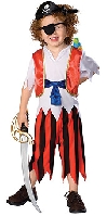 Caribbean Pirate Child Costume