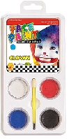 Clown Face Paint Palette