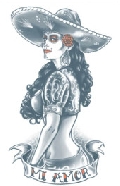 Day of The Dead Mi Amor Temporary Tattoo