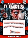 FX 3D transfer Zipper Face Wounds