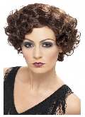 Flirty Flapper Wig Brunette