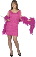 Fuchsia Fashion Flapper Costume