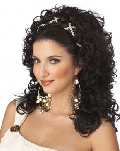 Grecian Goddess Wig Dark Brown