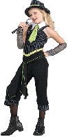 Gun Moll Gangster Girl Child Costume