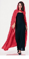 Hooded Full Length Red Cape