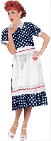 I Love Lucy Polka Dot Dress Costume