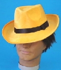 Jim Carrey The Mask Yellow Fedora Hat