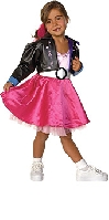 Jukebox Jill 1950s Rock n Roll Child Costume