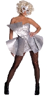 Lady Gaga Silver Sequin Dress Costume