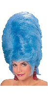 Marge Blue Beehive Wig