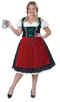 Oktoberfest Frauline Plus Size Costume