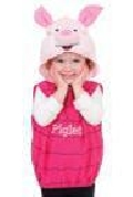 Piglet Plush Hooded Costume