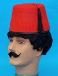 Red Fez Hat with tassel