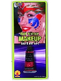 Red Glitter makeup